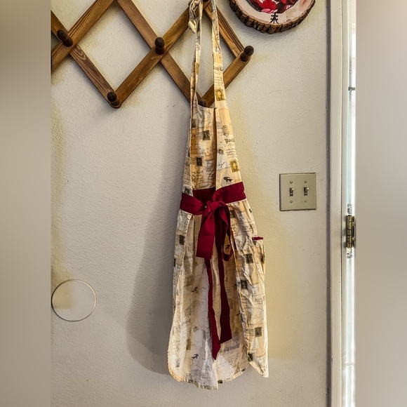 Vintage handmade postcard apron - Picture 2 of 8